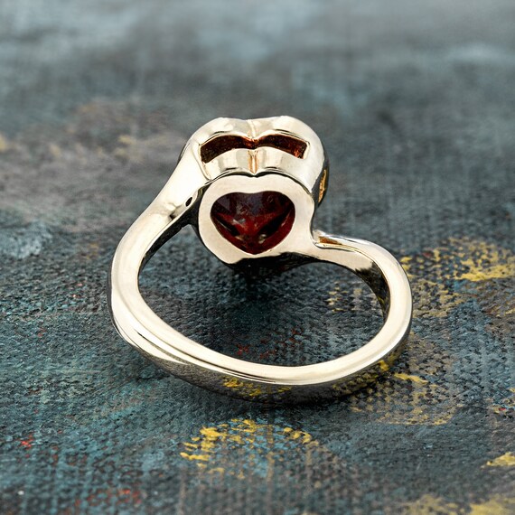 Swarovski heart shaped ring best sale