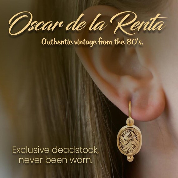 Boucles D'oreilles Fantaisie Vintage - état Impeccable, Parfaites Pour Un Look Rétro
