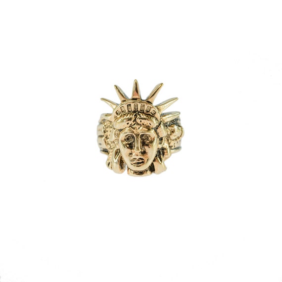 Vintage Ring Lady Liberty Made in the USA Statue … - image 6