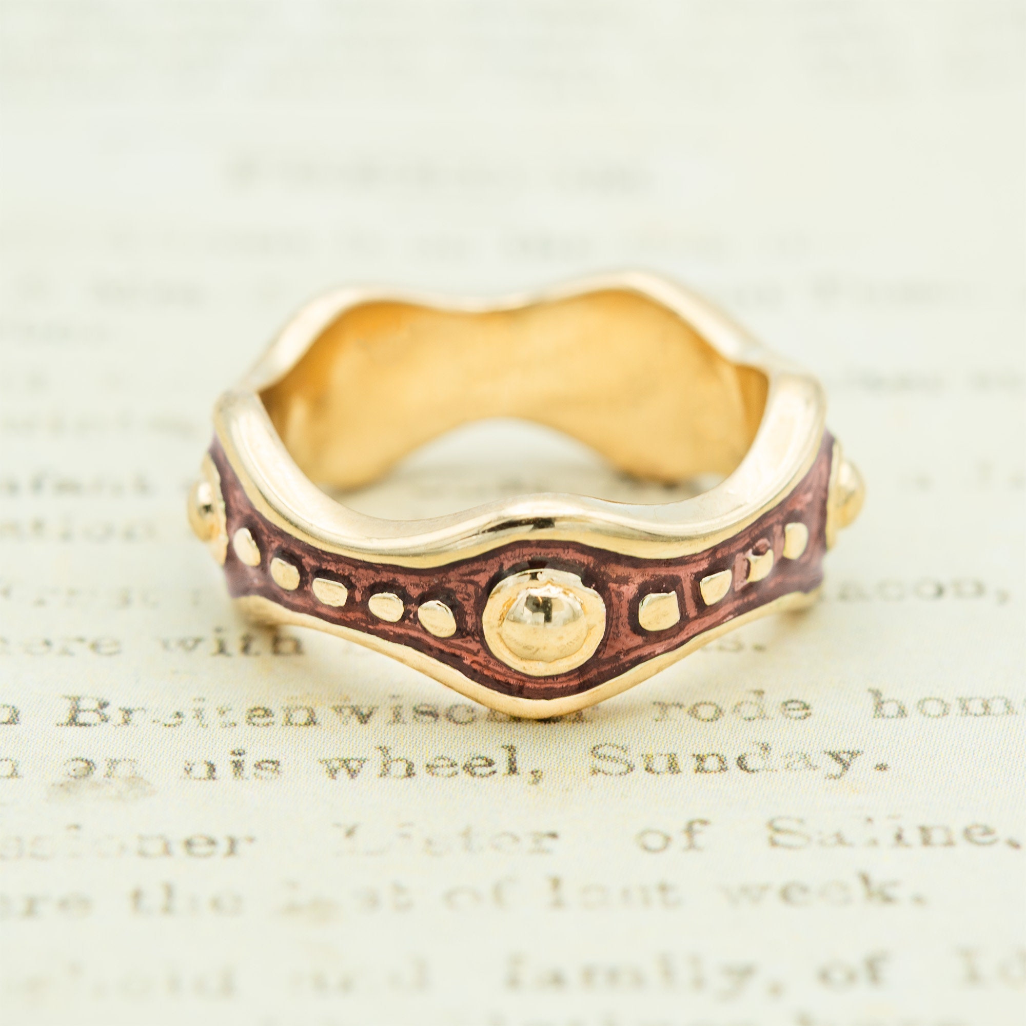 Bague Monobloc En Altuglas Des Années 1970 - Taille 51, Occasion