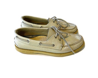 Vintage Leather Sperry Top Siders