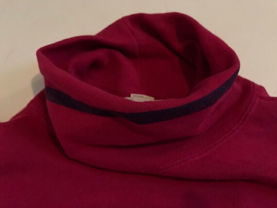 Vintage Maroon Red 90s The Limited Turtleneck Swe… - image 4