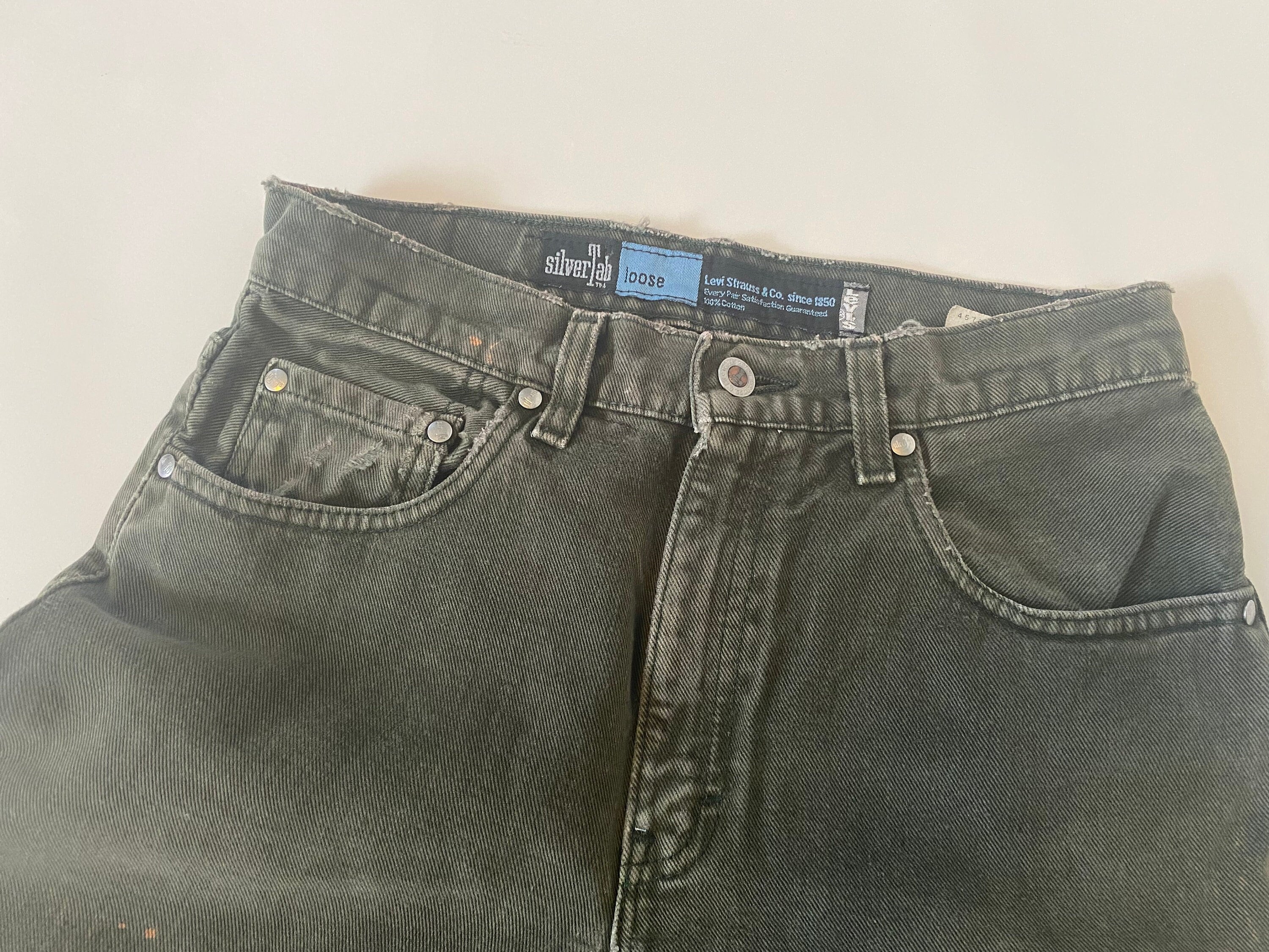 Vintage Distressed Levi's Silver Tag Jeans - Etsy