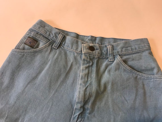 Vintage Wrangler Light Denim Skinny Jeans - image 6