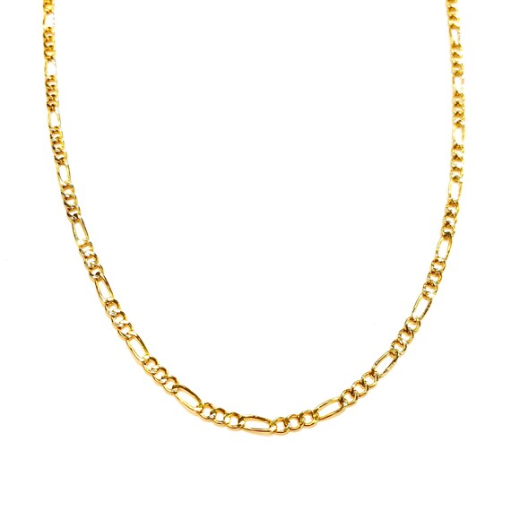 Figaro Link Chain in 14k Gold