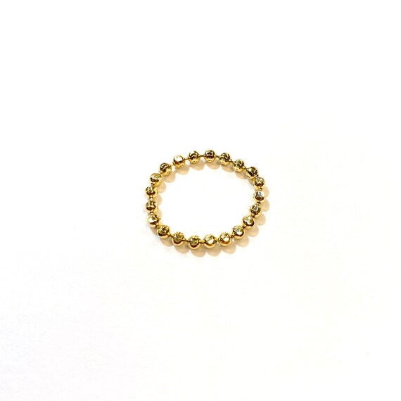 Cassie Chain Ring in 14k Gold