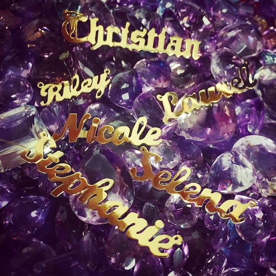 Custom Name Necklace in 14k