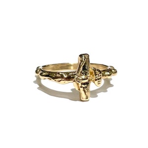 Rosary Ring in 14k Gold