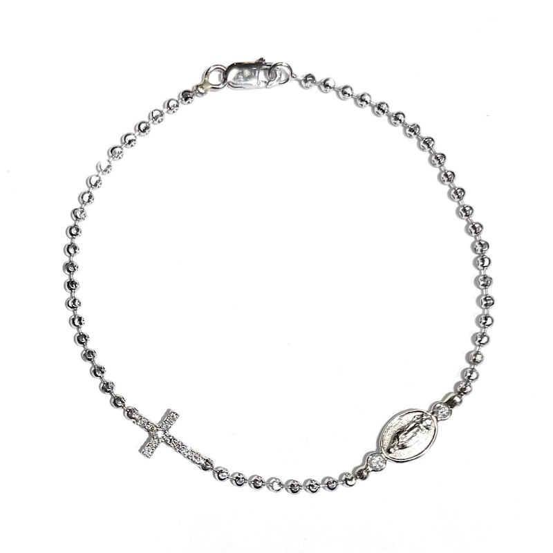 Mary in Blue China Bracelet main image 1