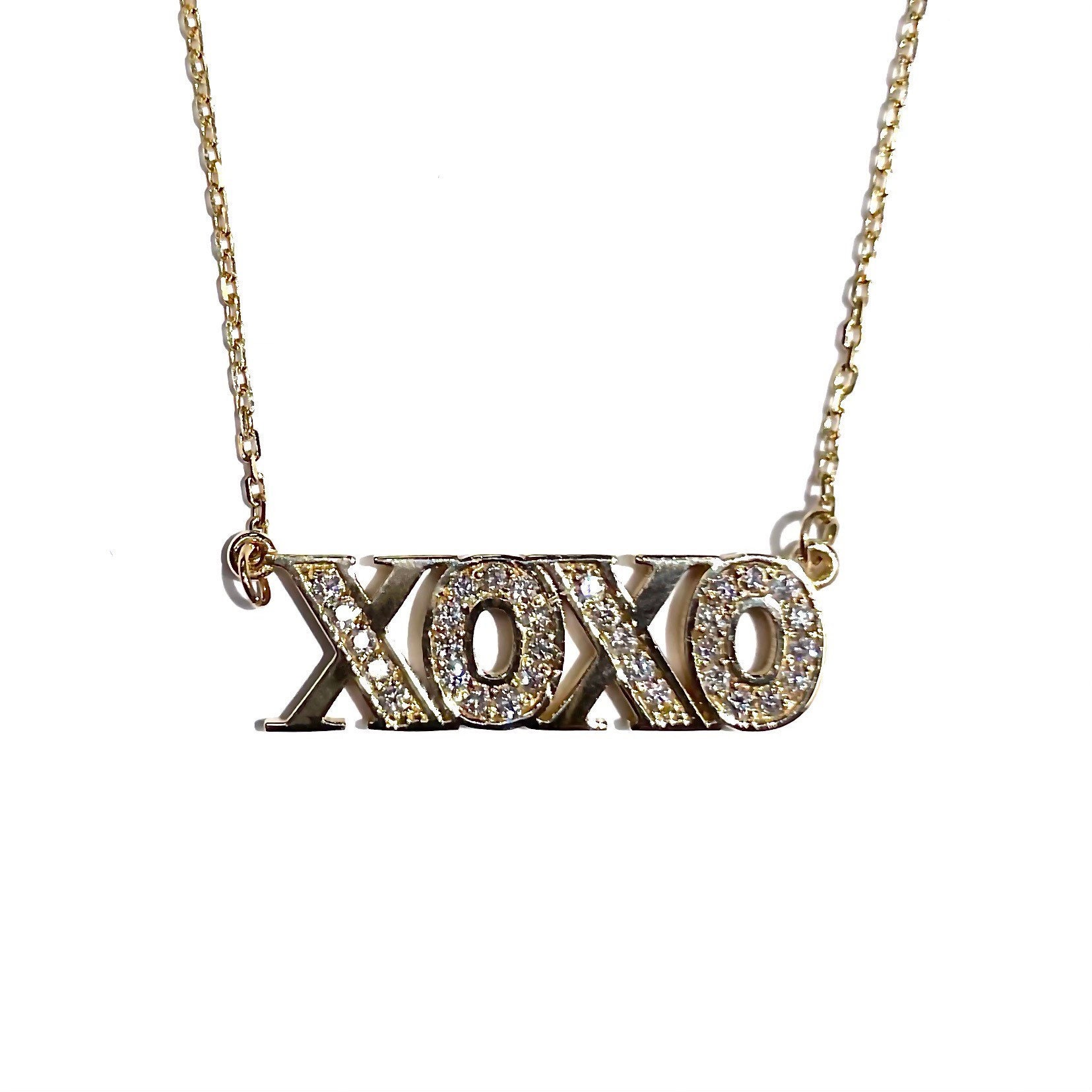 ネックレス・ペンダント STONEHENgE XOXO 14K Diamond Necklace StoneHenge XOXO 14K Diamond Necklace U0102D 14K Rose Gold