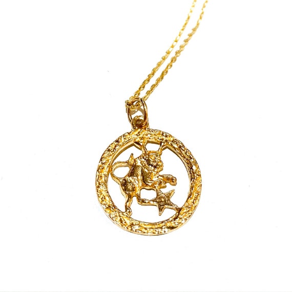 Zodiac Coins in 14k Gold