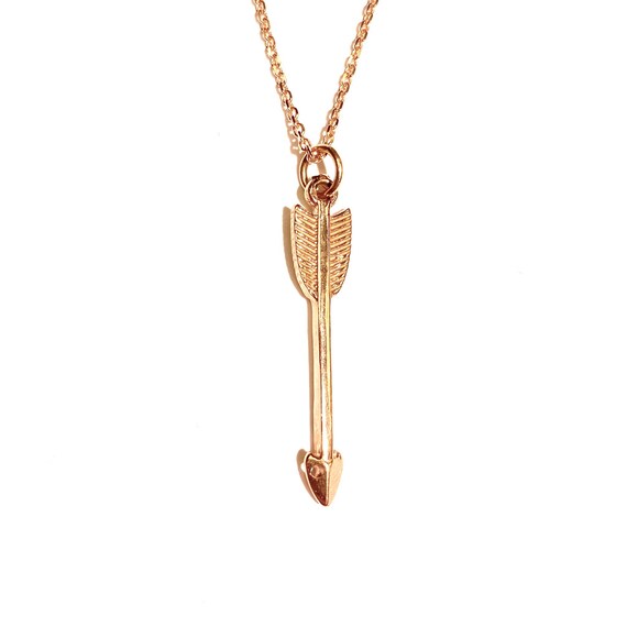 Arrow Pendant in 14k Gold