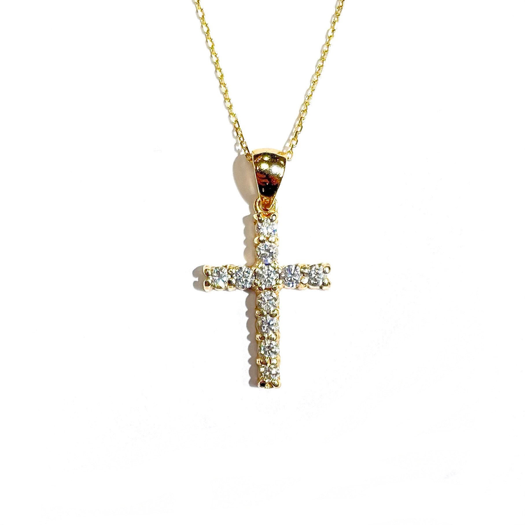 Jaclyn hill diamond cross necklace sale