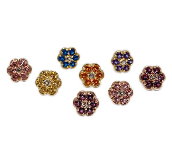 Small Flower Stud Earrings