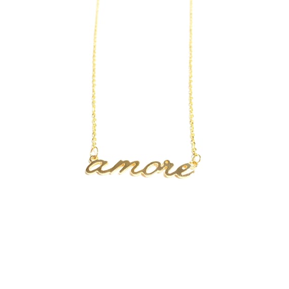 amore in 14k gold