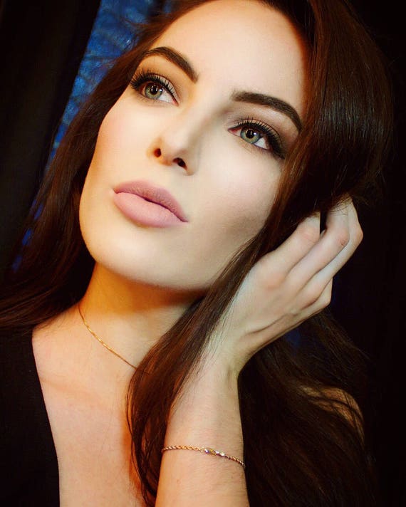 Box Chain Choker in 14k Gold