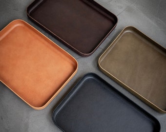 Leather Valet Tray – 9×6.5