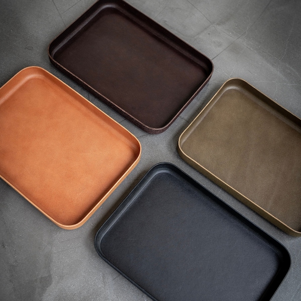 Leather Valet Tray – 9×6.5