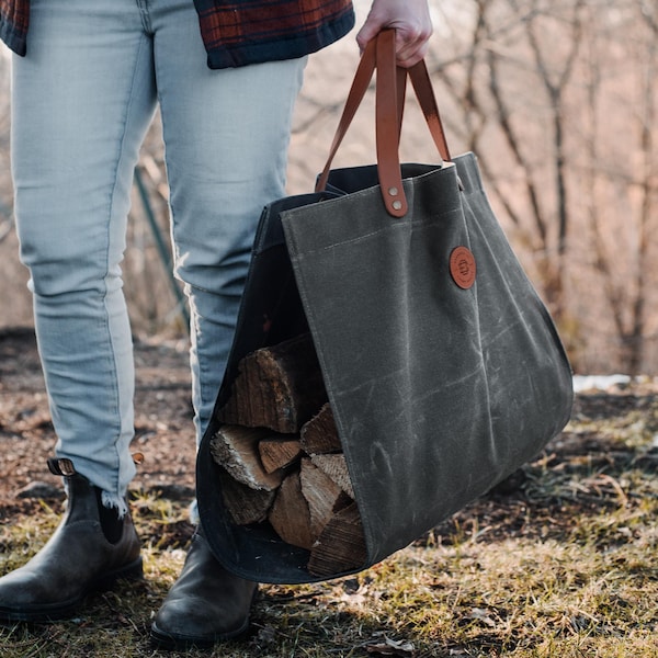 Timber Tote Firewood Carrier - Etsy