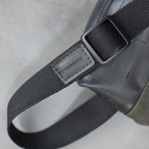 Waist Pack: Waxed canvas and inner tube image 7