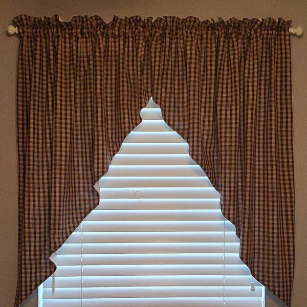 Primitive Curtains Etsy