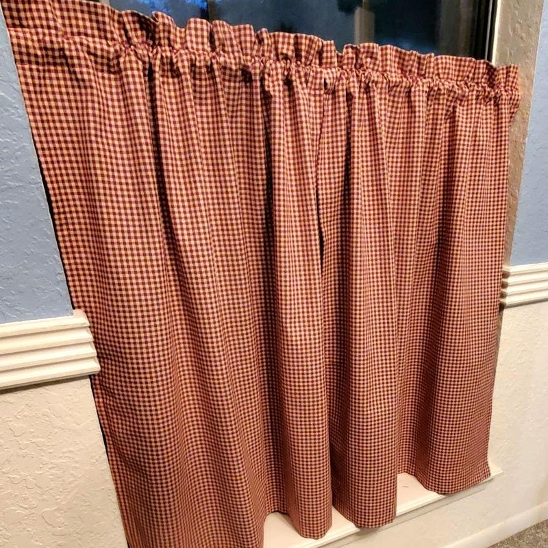 Rustic Curtains - Etsy