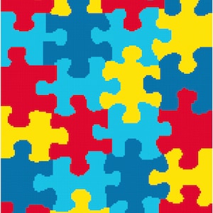 Puzzle Piece  Blanket Pattern