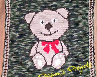 Teddy Bear Baby Blanket Pattern