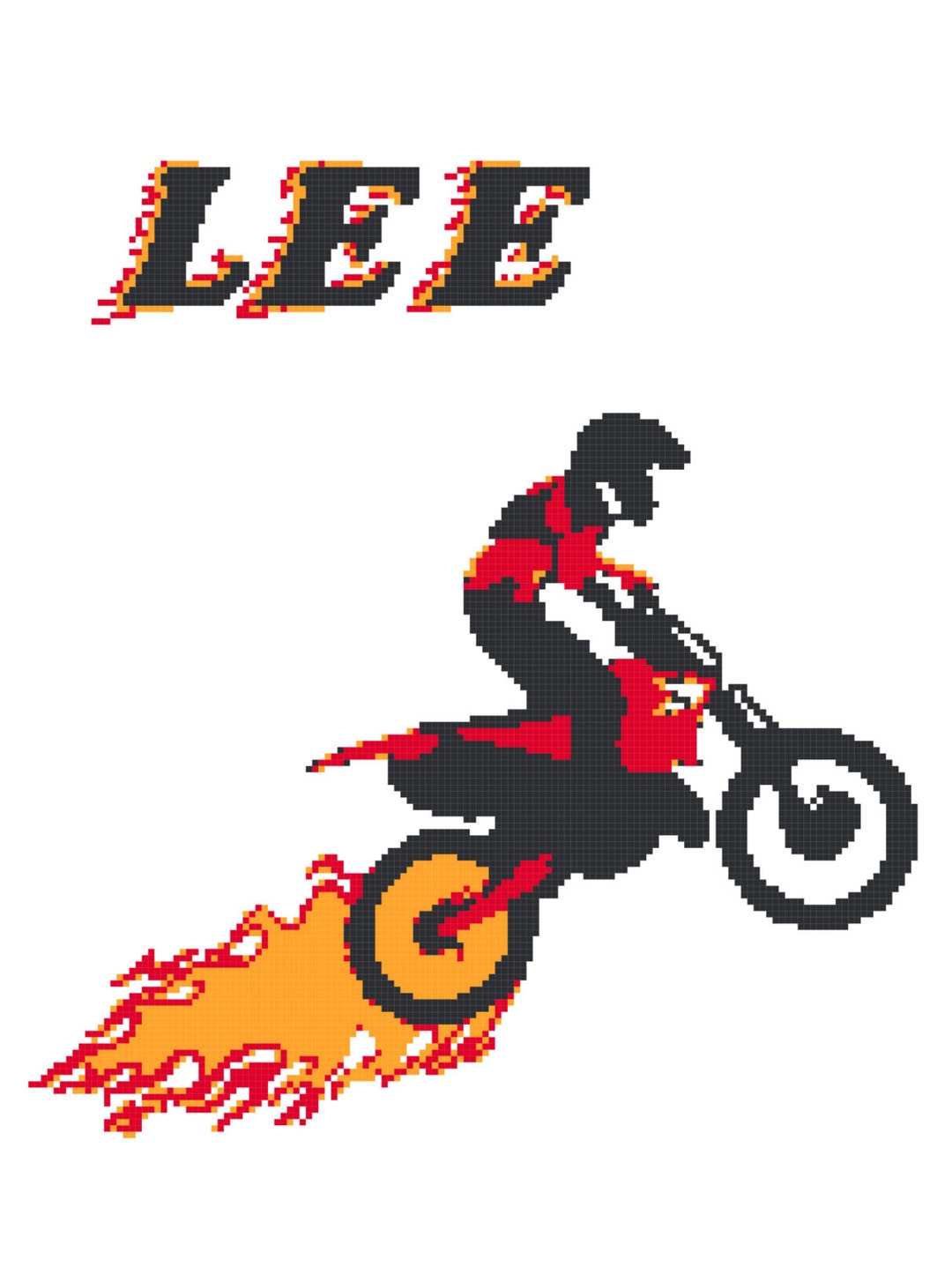 Personalized Motocross Blanket Pattern Put Your Name On It Etsy Personalized motocross blanket pattern put your name on it etsy