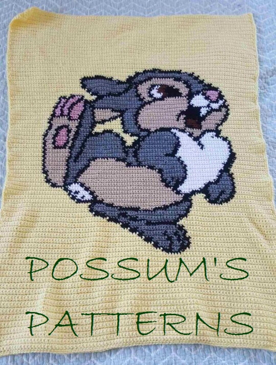 Thumper Inspired Youth Size Blanket Pattern - Etsy