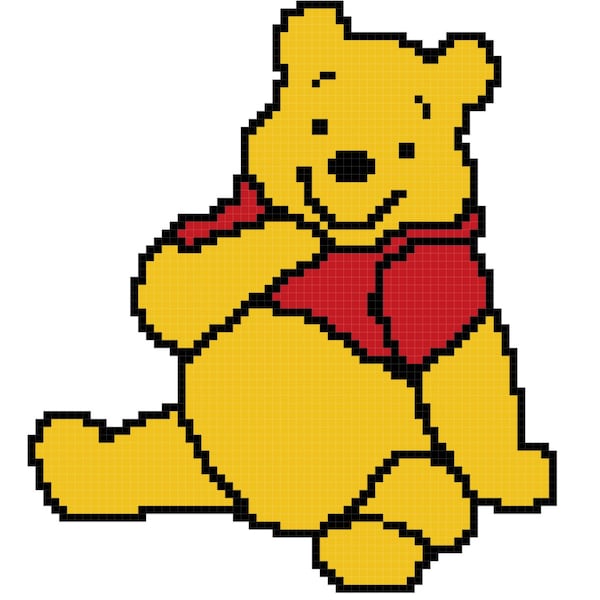 Yellow Bear II Baby Blanket Pattern