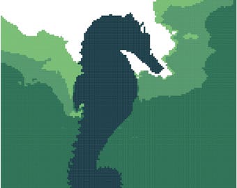 Seahorse Blanket Graph Pattern