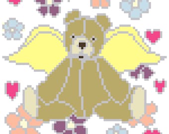 Angel Bear Baby Blanket Pattern