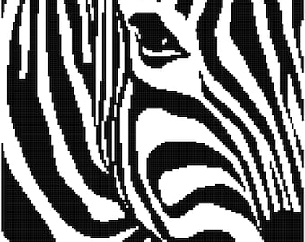 Zebra  Blanket Pattern