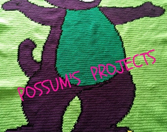 Dinosaur Blanket Pattern