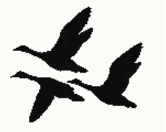 Geese Graph Blanket Pattern