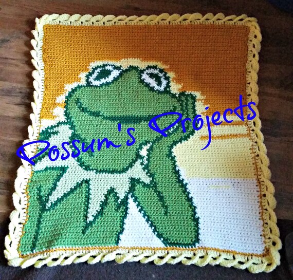 Kermit Inspired Baby Blanket Etsy Canada