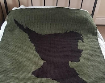 Peter Pan inspired graph blanket pattern