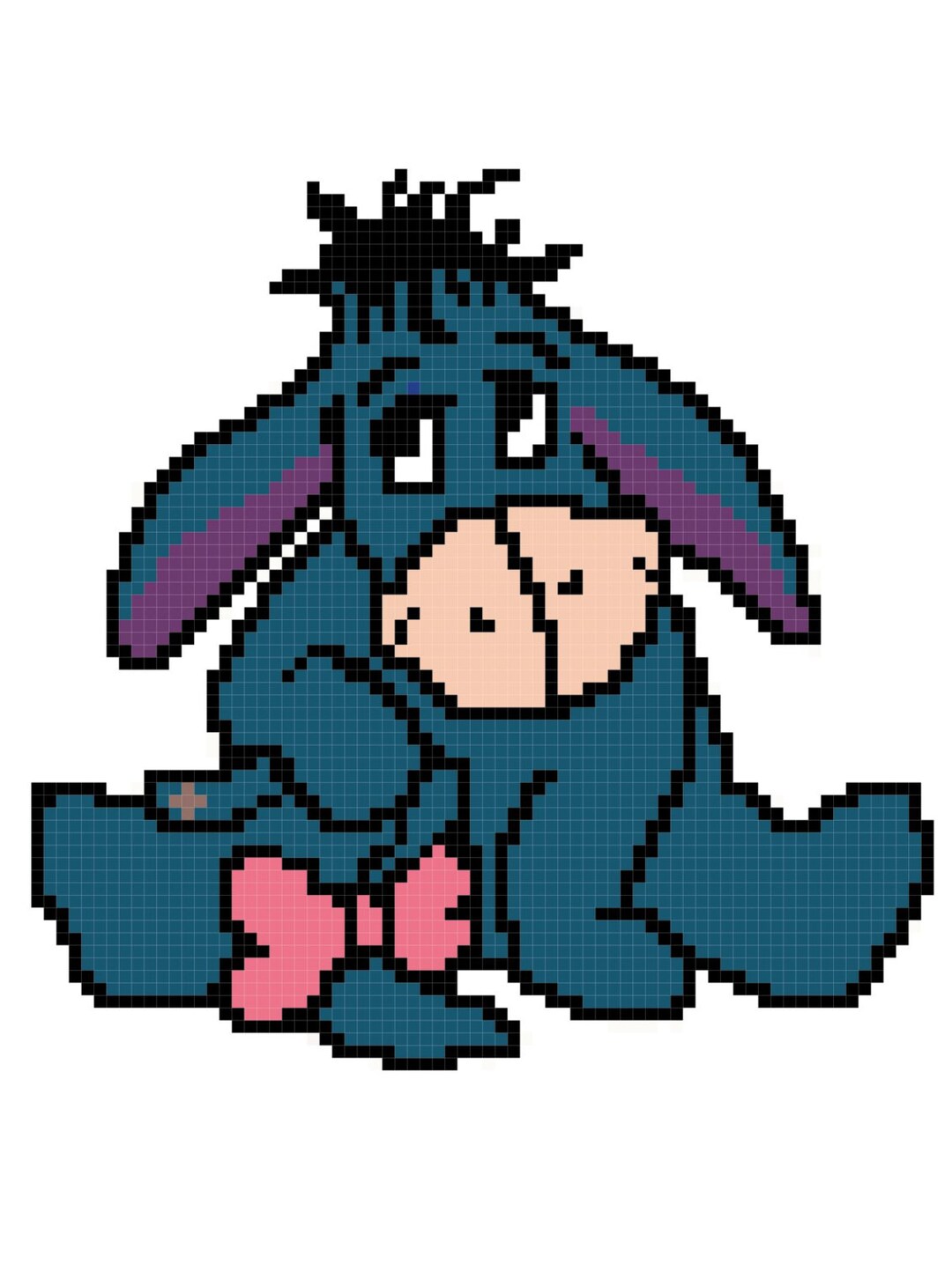 Sad Blue Donkey Baby Blanket Pattern Etsy Canada