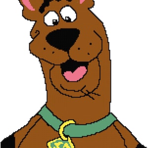 Cartoon Dog Blanket Pattern