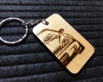 Honda Civic EK Wooden keyring Japanese Cars Gift Wood Burnt Jdm Stocking fill we gift for him