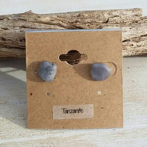 Tanzanite Stud Earrings