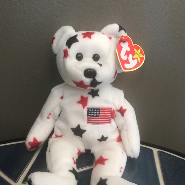 fourth of july beanie baby worth
