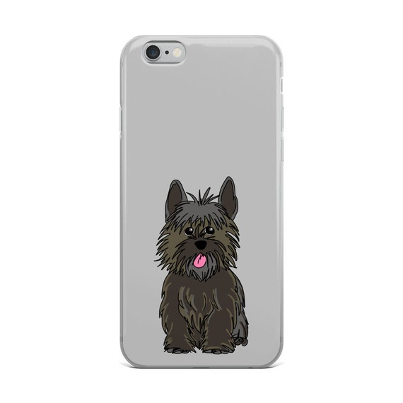 Cairn Terrier Phone Case Wallet - Black Cairn Terrier Phone Case Wallet - Black