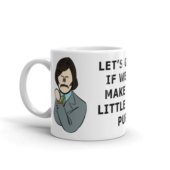 This Can Kitty We Coffee FantanaLet's If InspiredThe Little Legend Ron Go Anchorman Mug BurgundyBrian See Make Purr Of W2D9EIYH