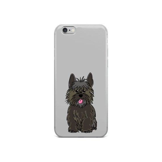 Cairn Terrier Phone Case Wallet - Black Cairn Terrier Phone Case Wallet - Black