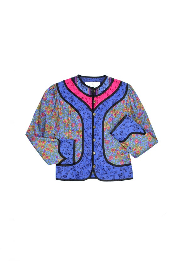 Vintage 90's Suttles & Seawinds Floral Patchwork C
