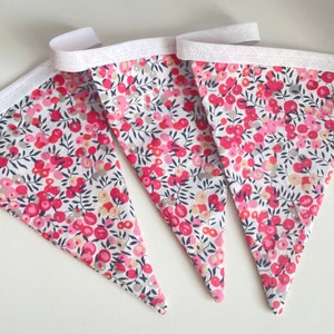 Bandierine per feste Liberty Pink Floral Wiltshire