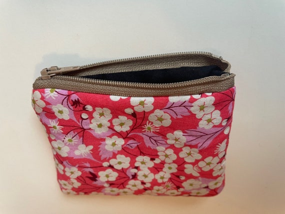 Liberty Mitsi Japanese Floral Zip Coin Purse Pouch Etsy Canada
