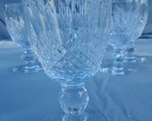 6 Waterford Colleen port wine glasses
